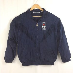 Vintage windbreaker “in the zone”